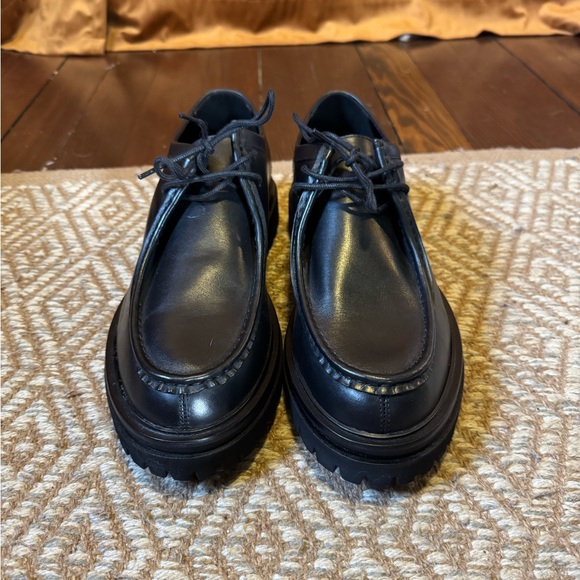 NWOT Mens Steve Madden Leather Moctoe Derby (Paraboot Style) - Picture 1 of 8